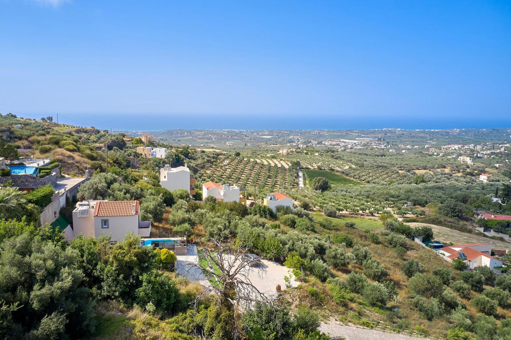 Exclusive Villa - Amazing View & Private Pool Agia Triada Экстерьер фото
