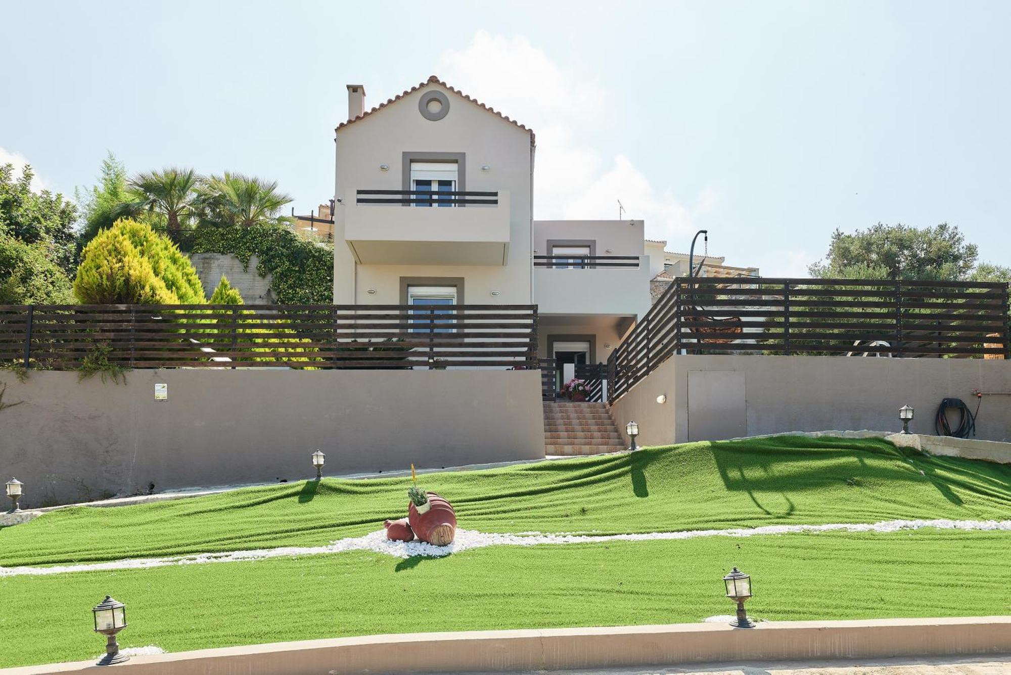 Exclusive Villa - Amazing View & Private Pool Agia Triada Экстерьер фото
