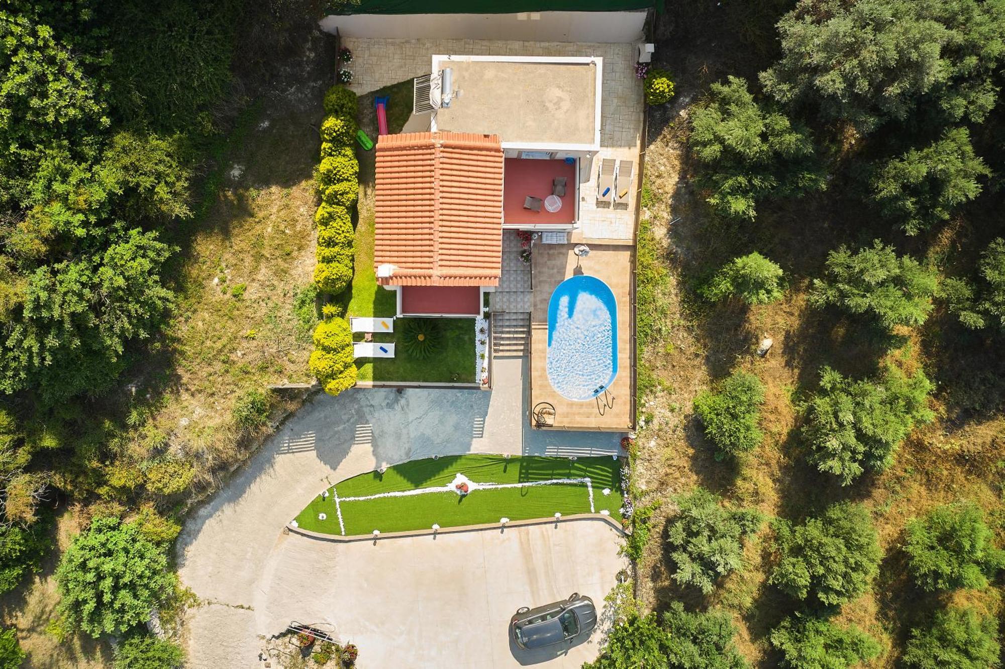 Exclusive Villa - Amazing View & Private Pool Agia Triada Экстерьер фото