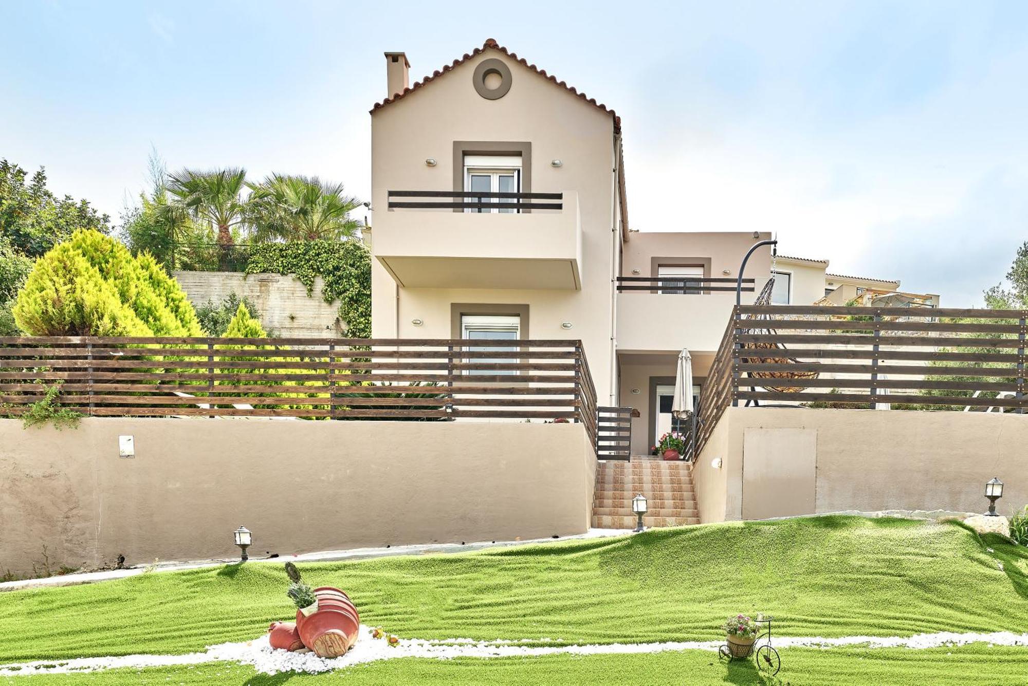 Exclusive Villa - Amazing View & Private Pool Agia Triada Экстерьер фото