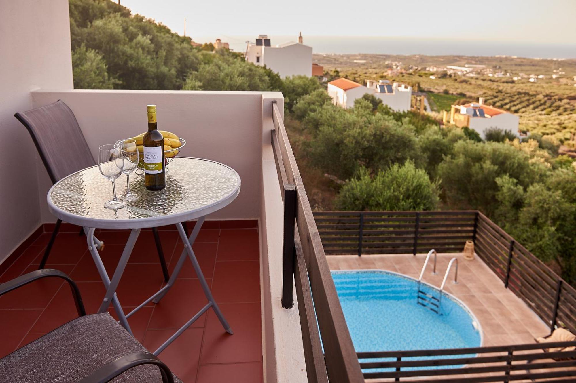 Exclusive Villa - Amazing View & Private Pool Agia Triada Экстерьер фото
