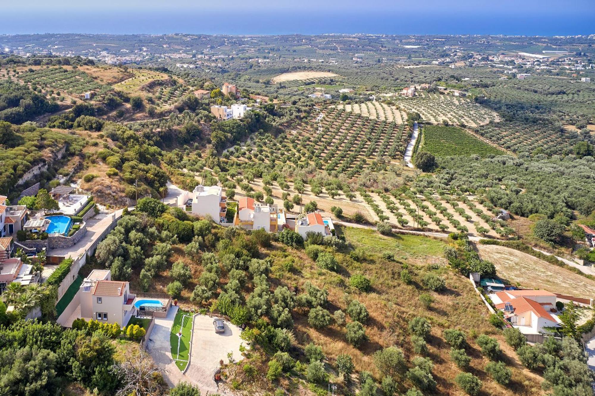 Exclusive Villa - Amazing View & Private Pool Agia Triada Экстерьер фото
