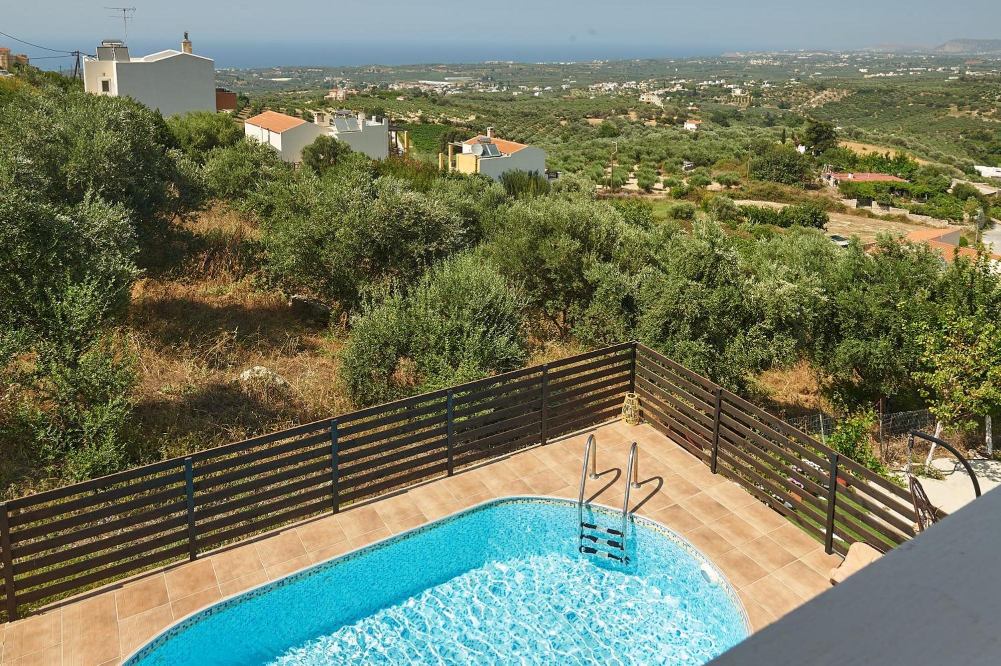 Exclusive Villa - Amazing View & Private Pool Agia Triada Экстерьер фото