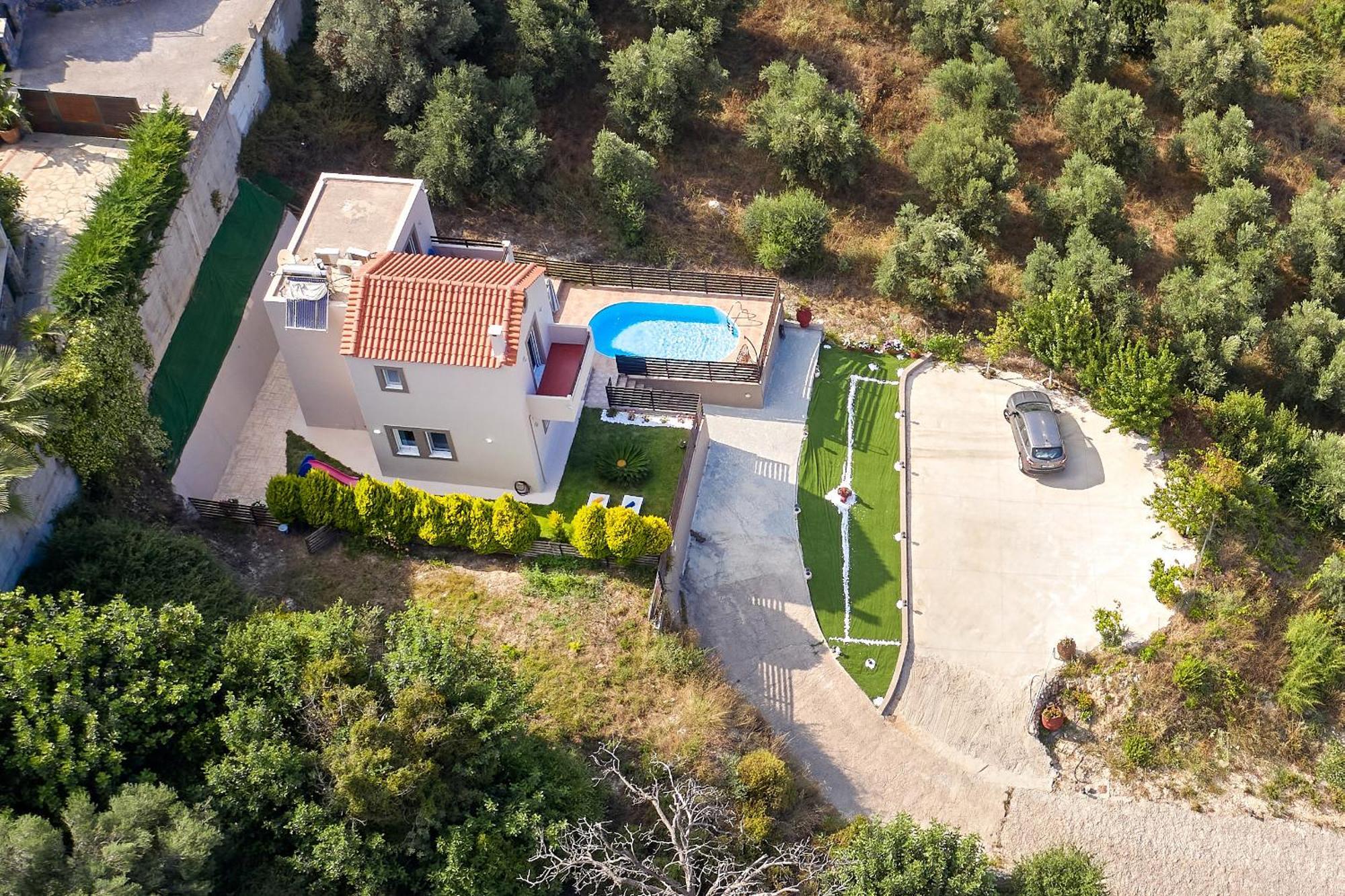 Exclusive Villa - Amazing View & Private Pool Agia Triada Экстерьер фото