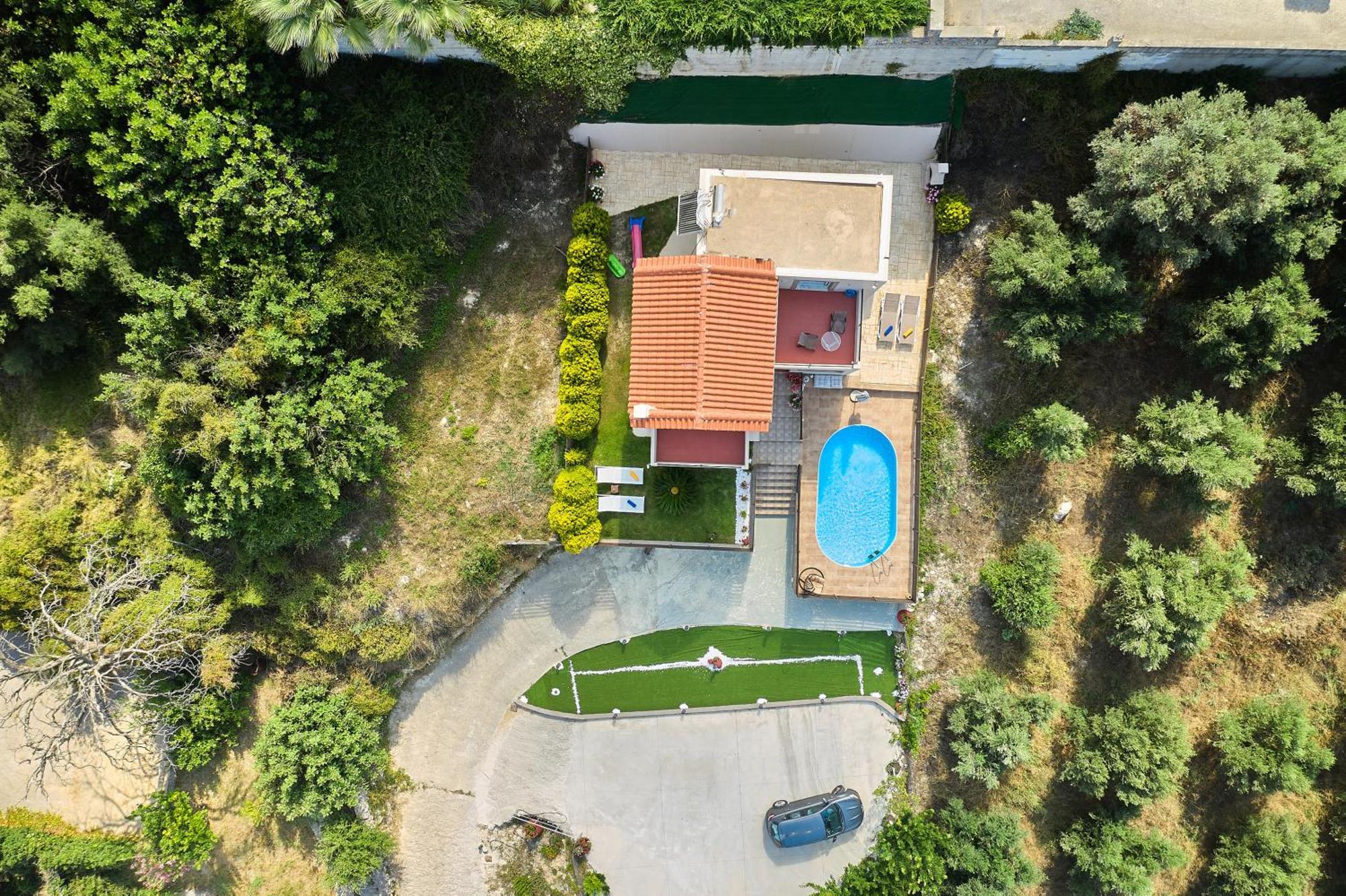 Exclusive Villa - Amazing View & Private Pool Agia Triada Экстерьер фото