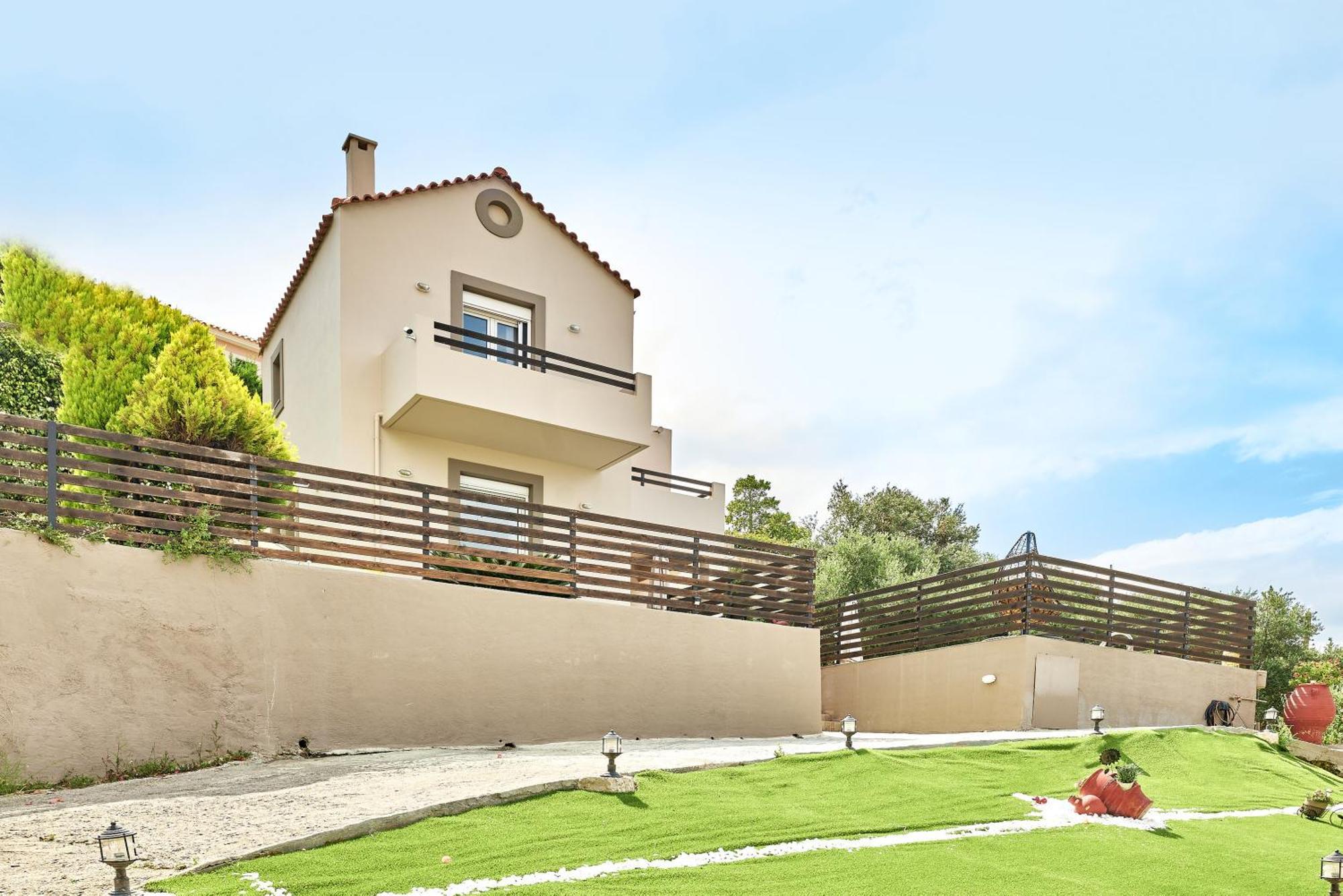 Exclusive Villa - Amazing View & Private Pool Agia Triada Экстерьер фото